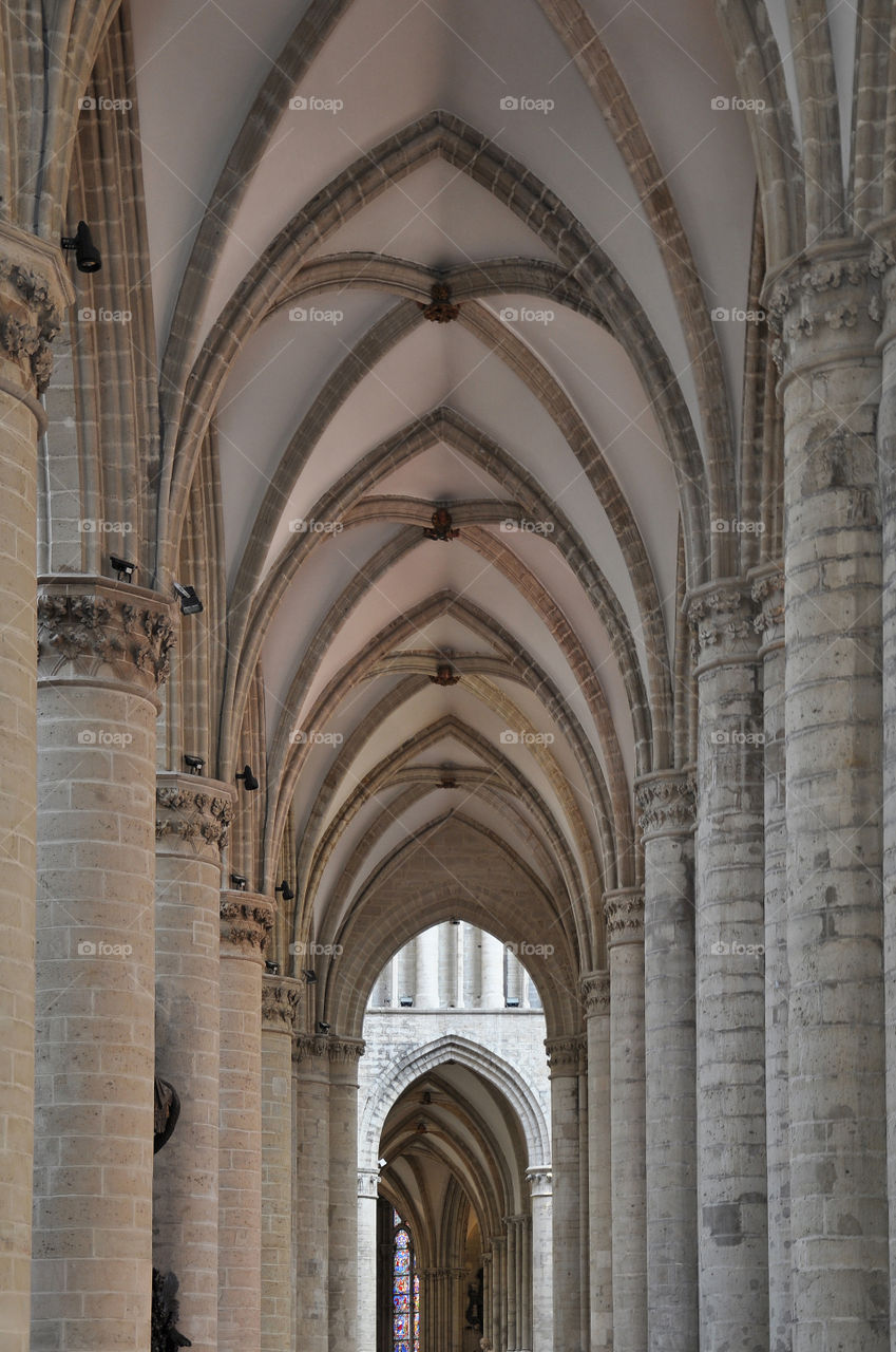 Cathedral of St. Michael and St. Gudula in Brussels, Belgium