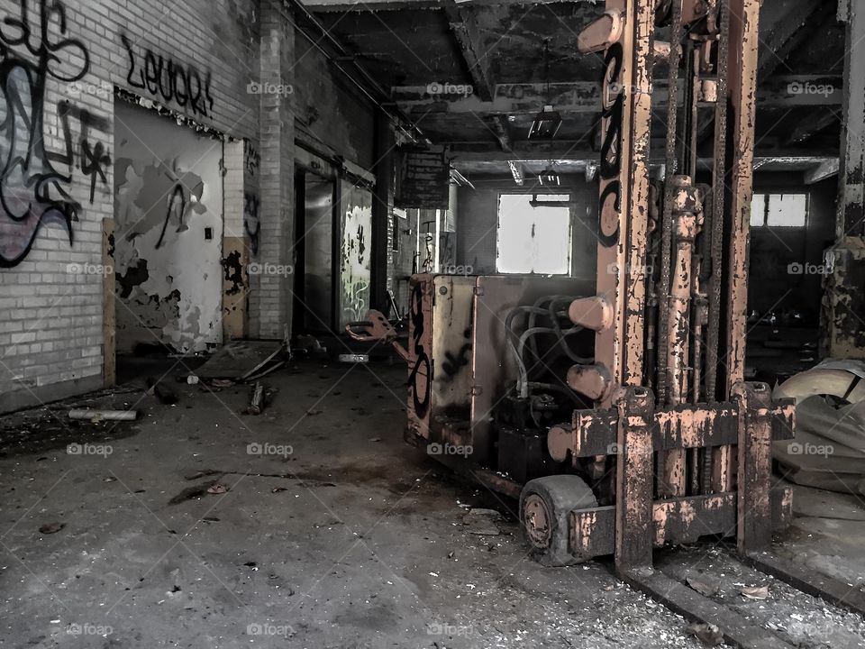 Industry, Grinder, Abandoned, Broken, Warehouse