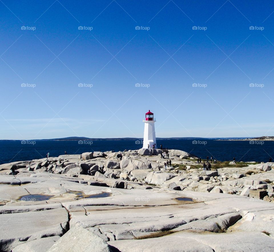 Lighthouse at Peggy's Cove, Nova Scotia 