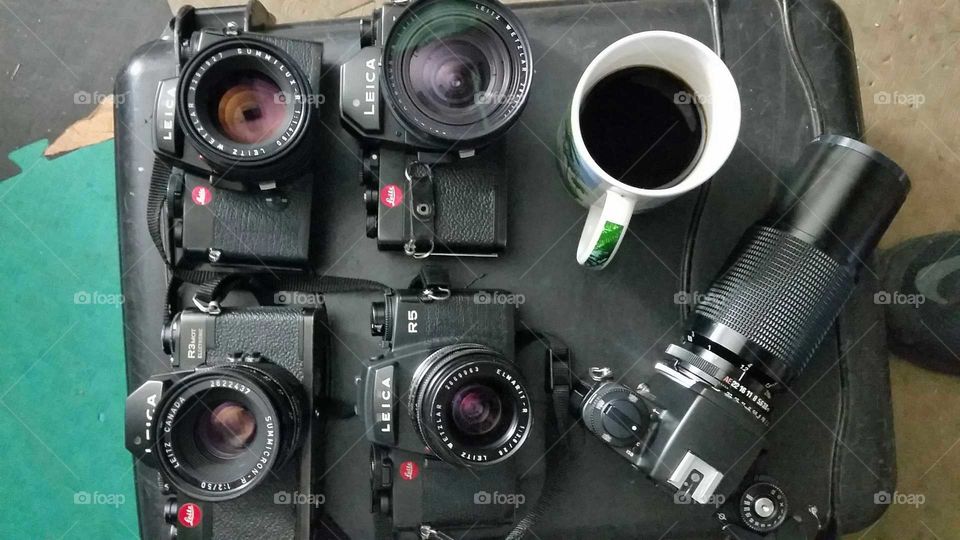leicas and coffee