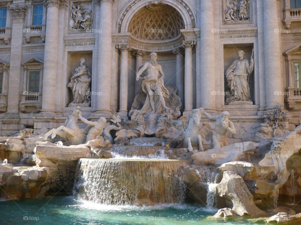 statue water fountain rome by TurdOnTheRun