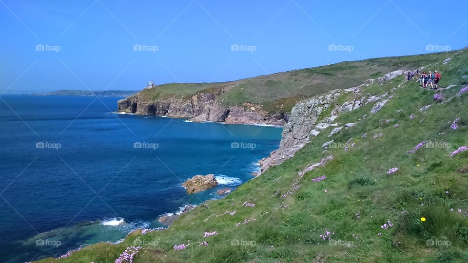 Cornish coastline