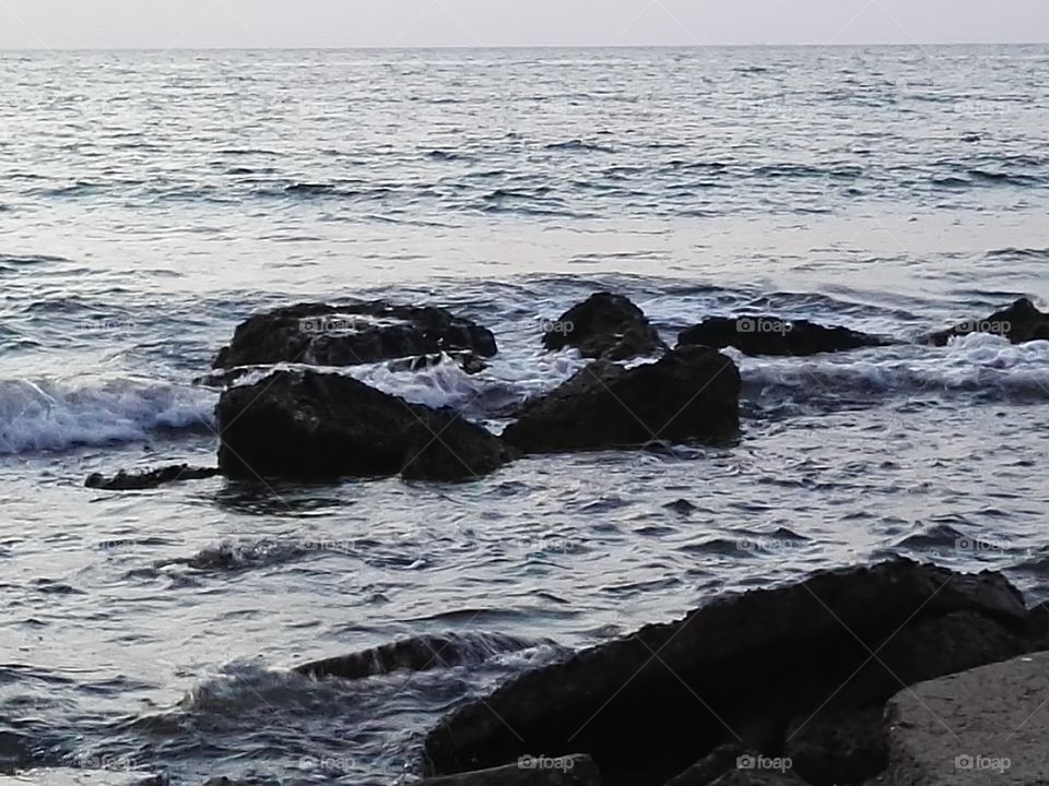 Rocas en la playa