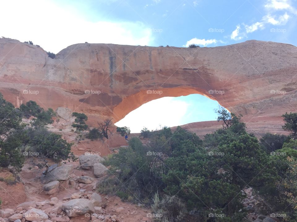 An arch in Utah 