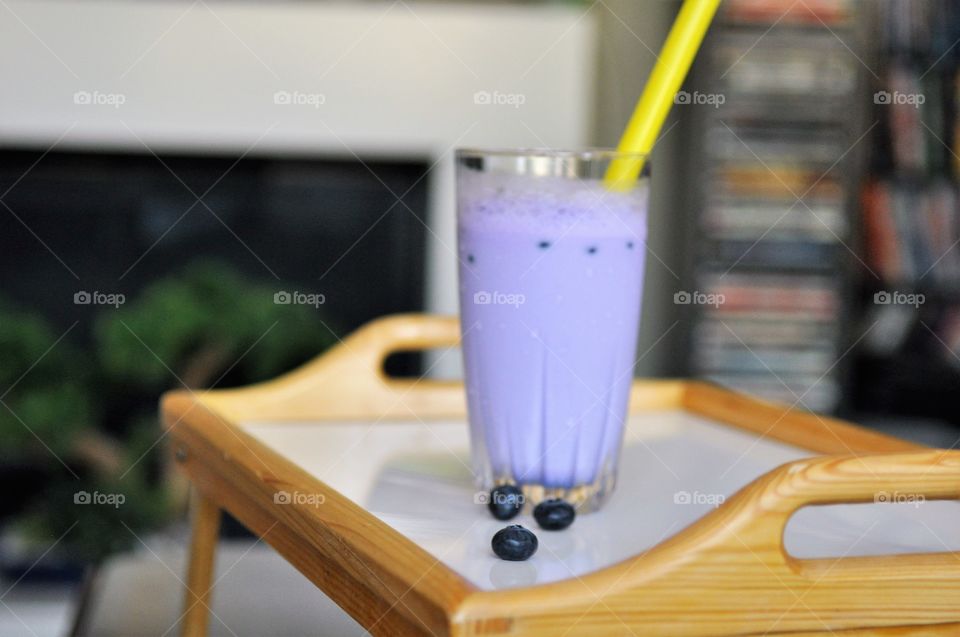 Blueberry smoothie