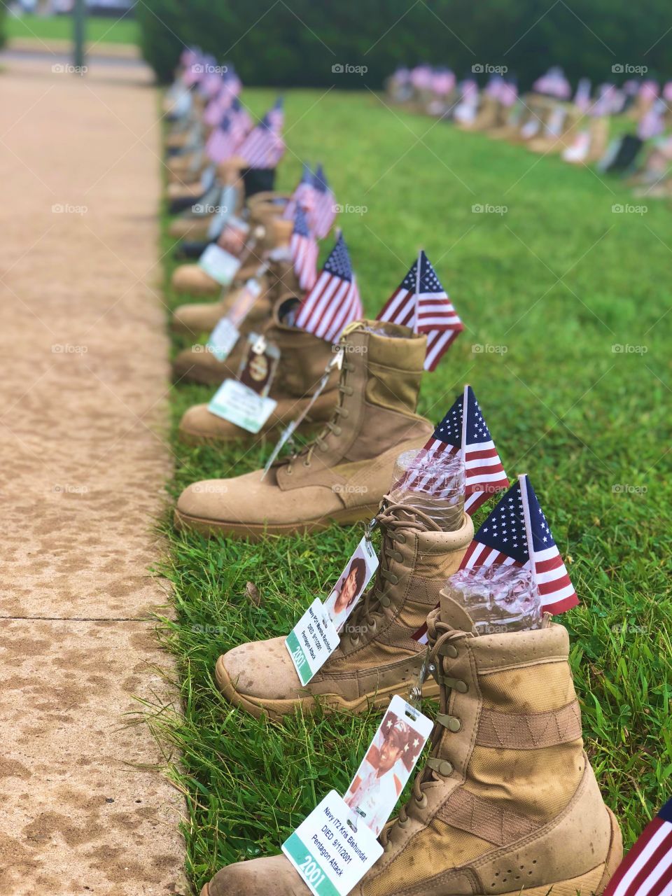 Boot Memorial For the Fallen