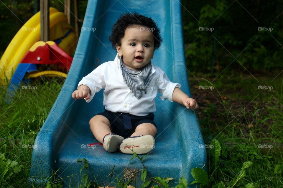 Slide time . First time in the slide 