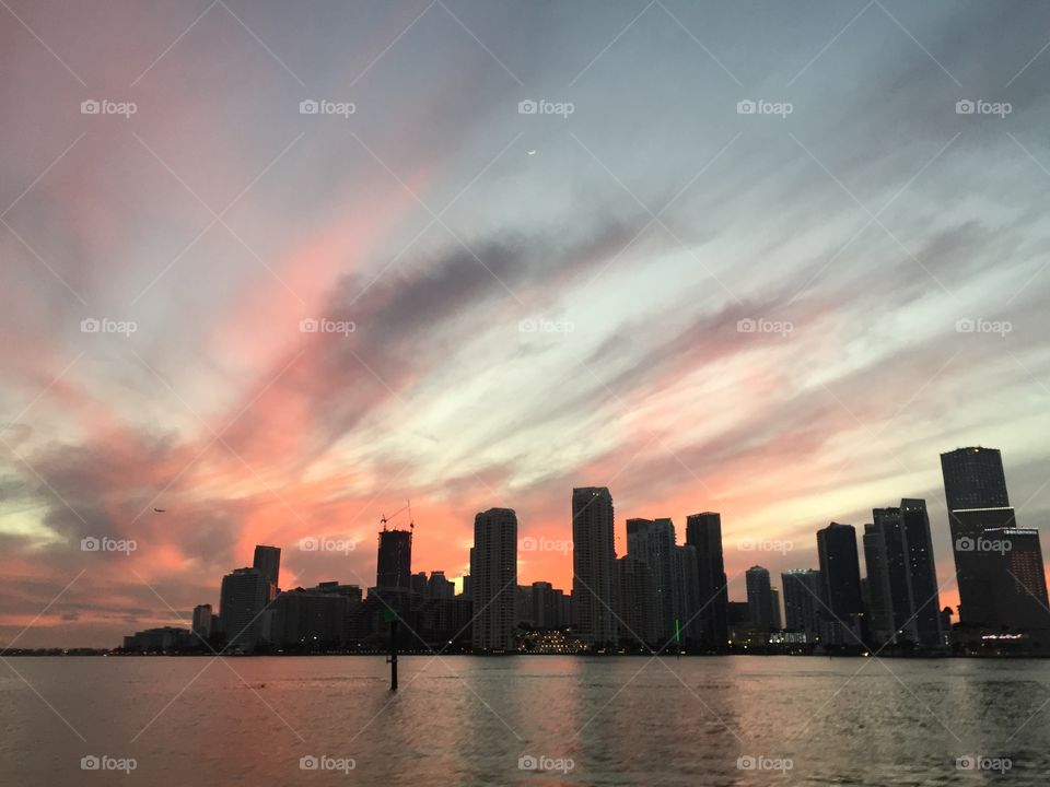 Miami Colorful Sky
