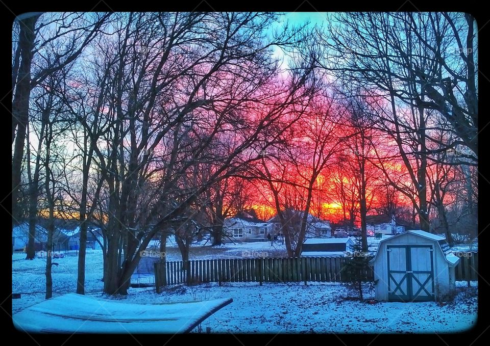 stunning winter sunset 2