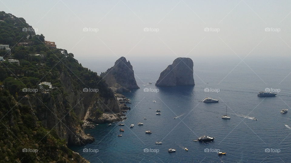 The faraglioni of Capri