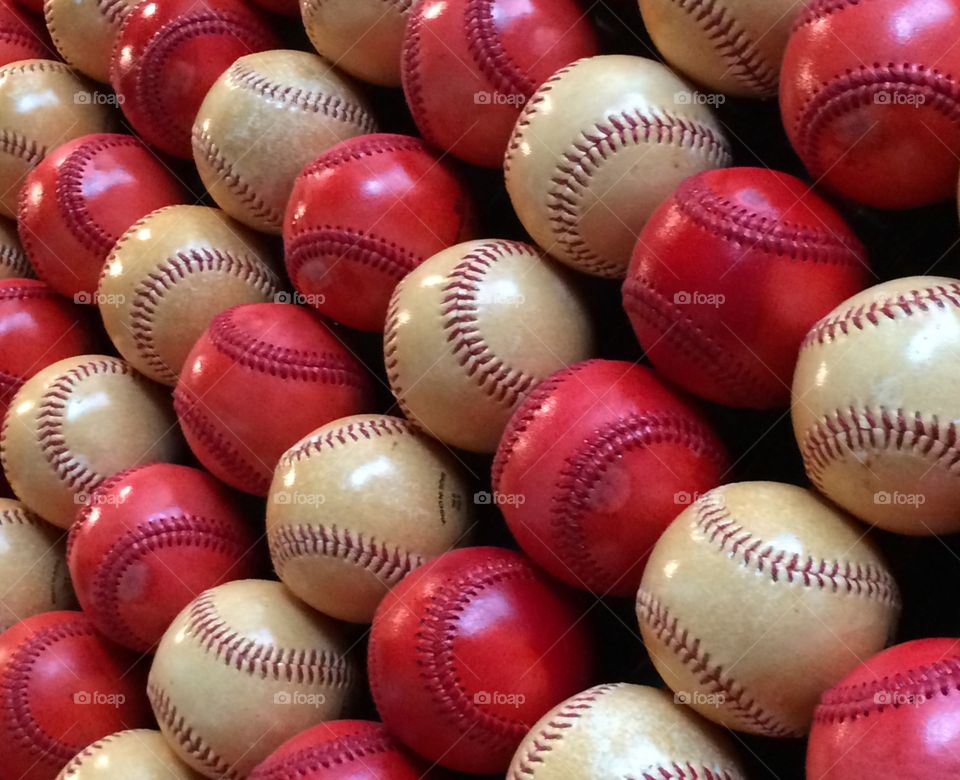 Baseballs. 