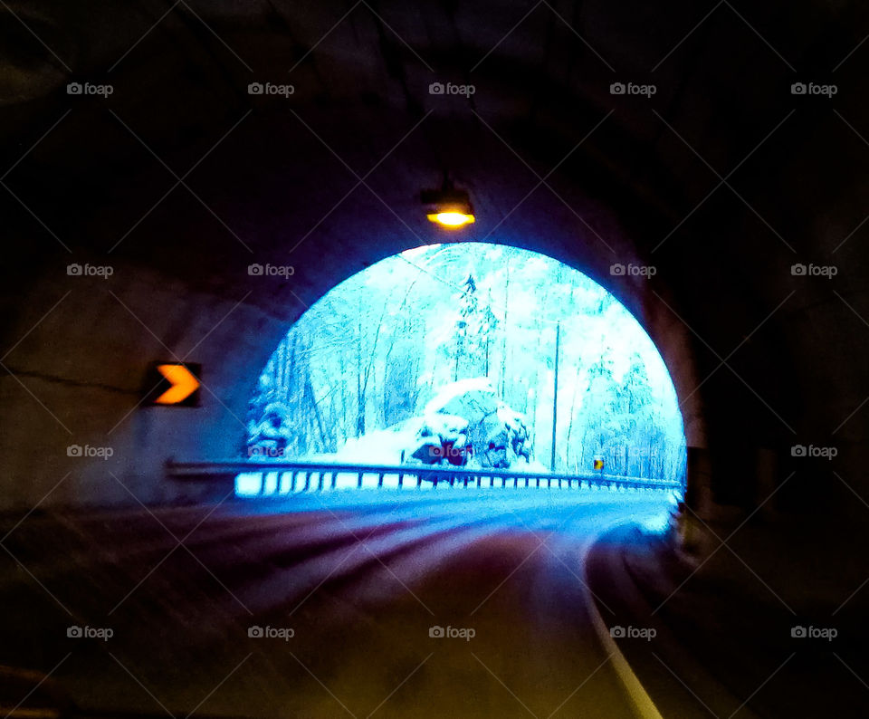 Tunnel, Light, Subway System, Travel, Illuminated