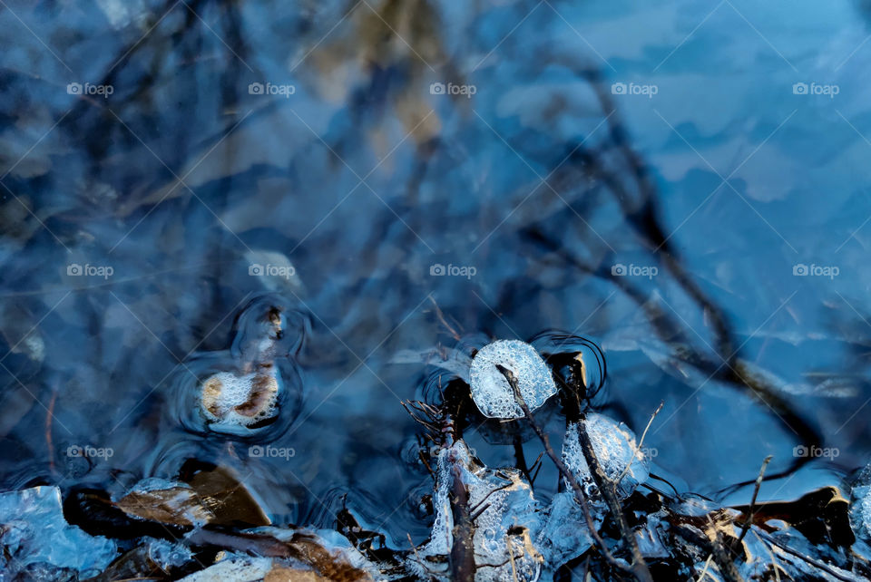 Frozen river