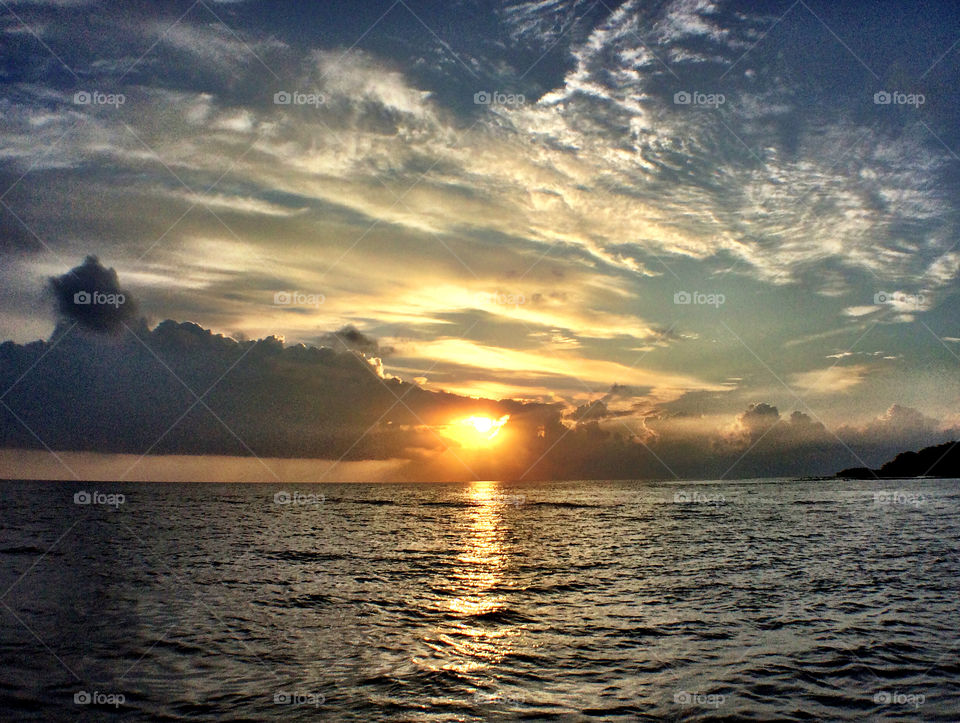 Sunset by Maldives