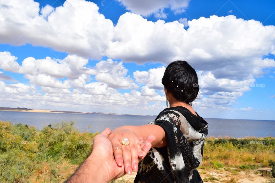 One of the biggest lakes in Al Fayoum City - Egypt