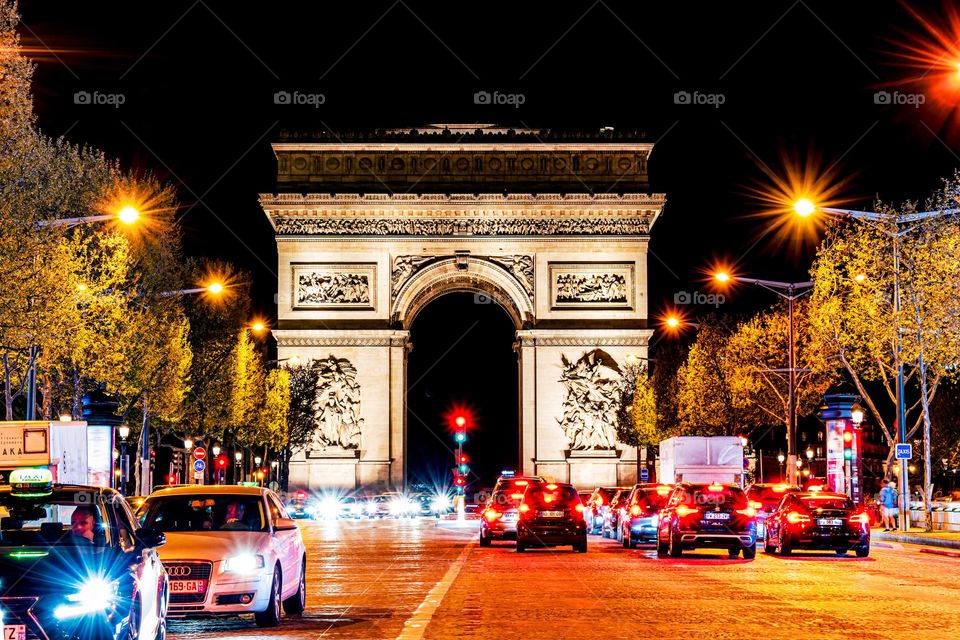 Paris at night