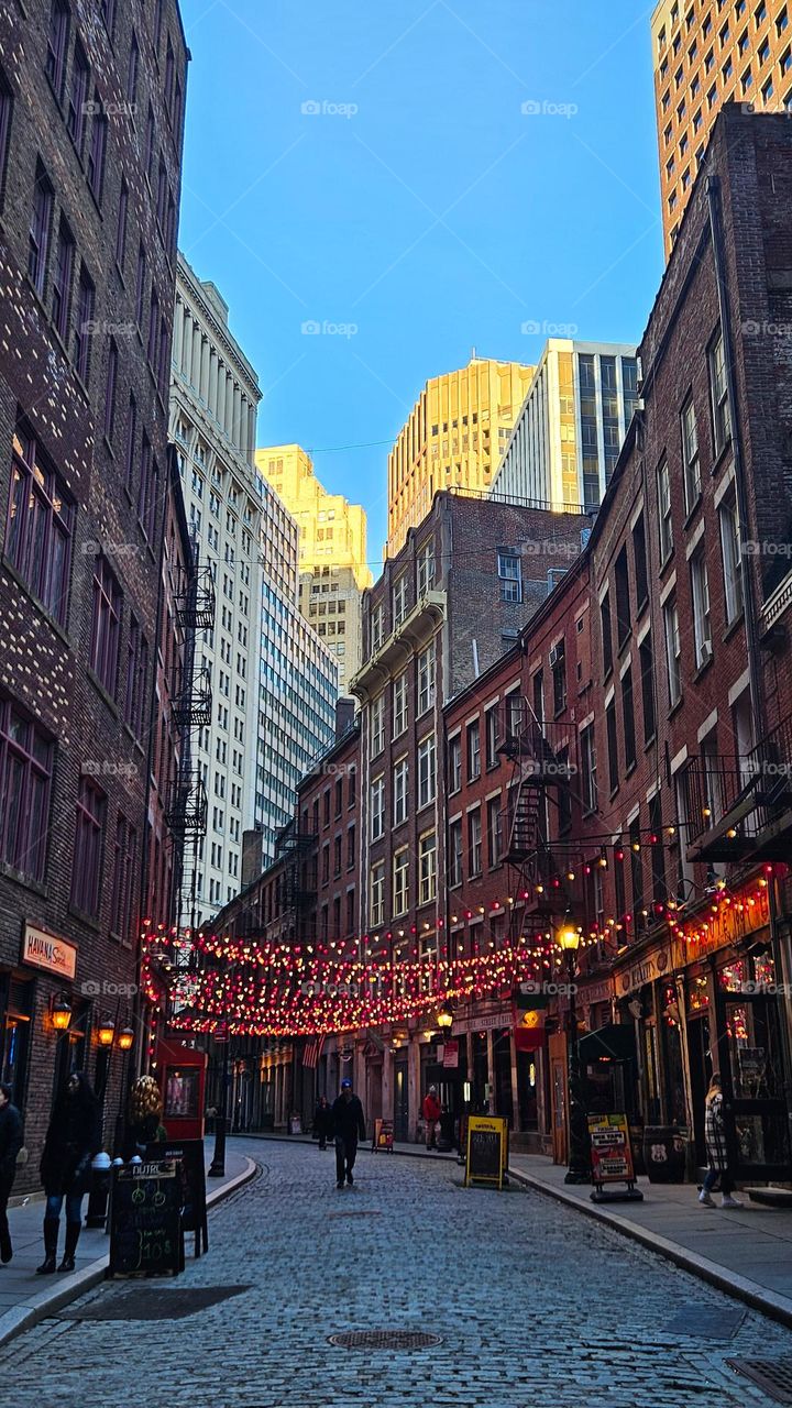 Stone Street - Wall Street - New York