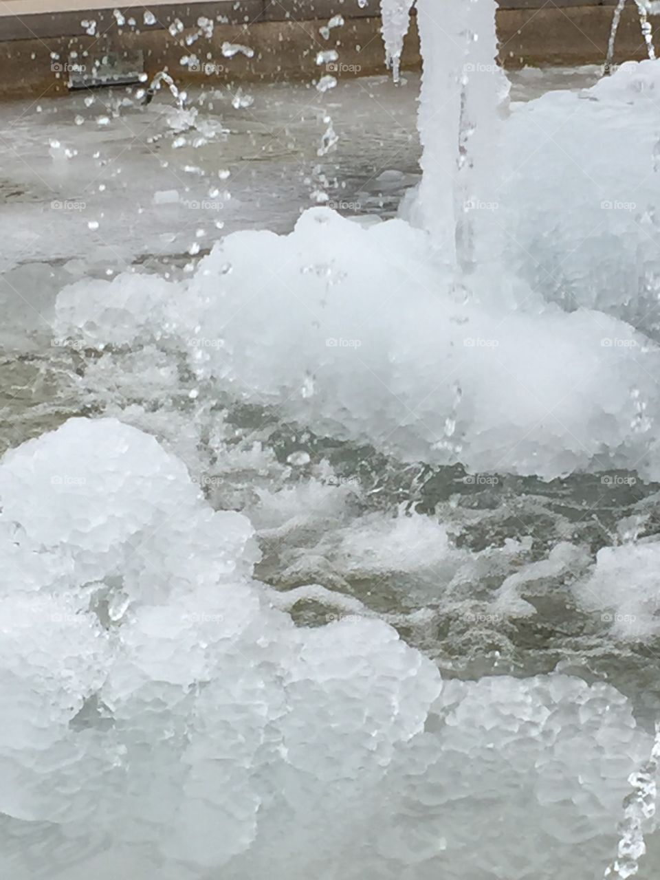 Frozen fountain