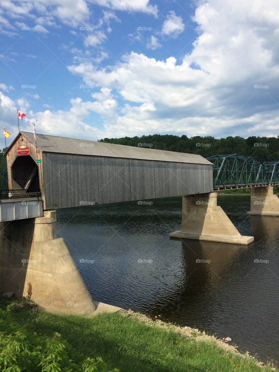 Florenceville Covered Bridge across the St John River