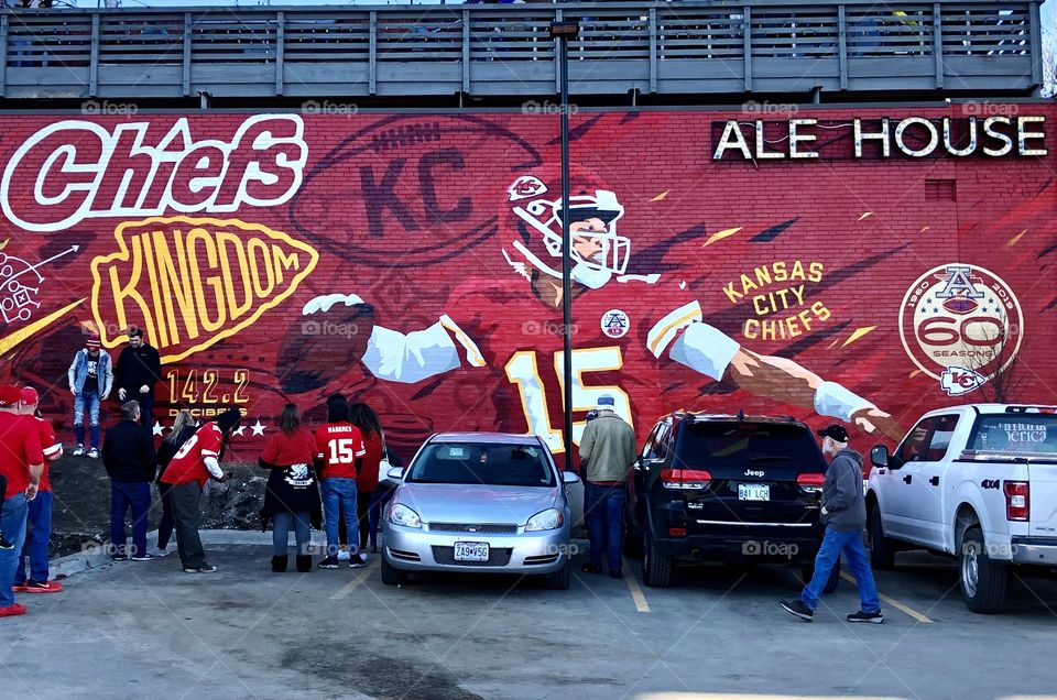 KC Mural for KC Chiefs 