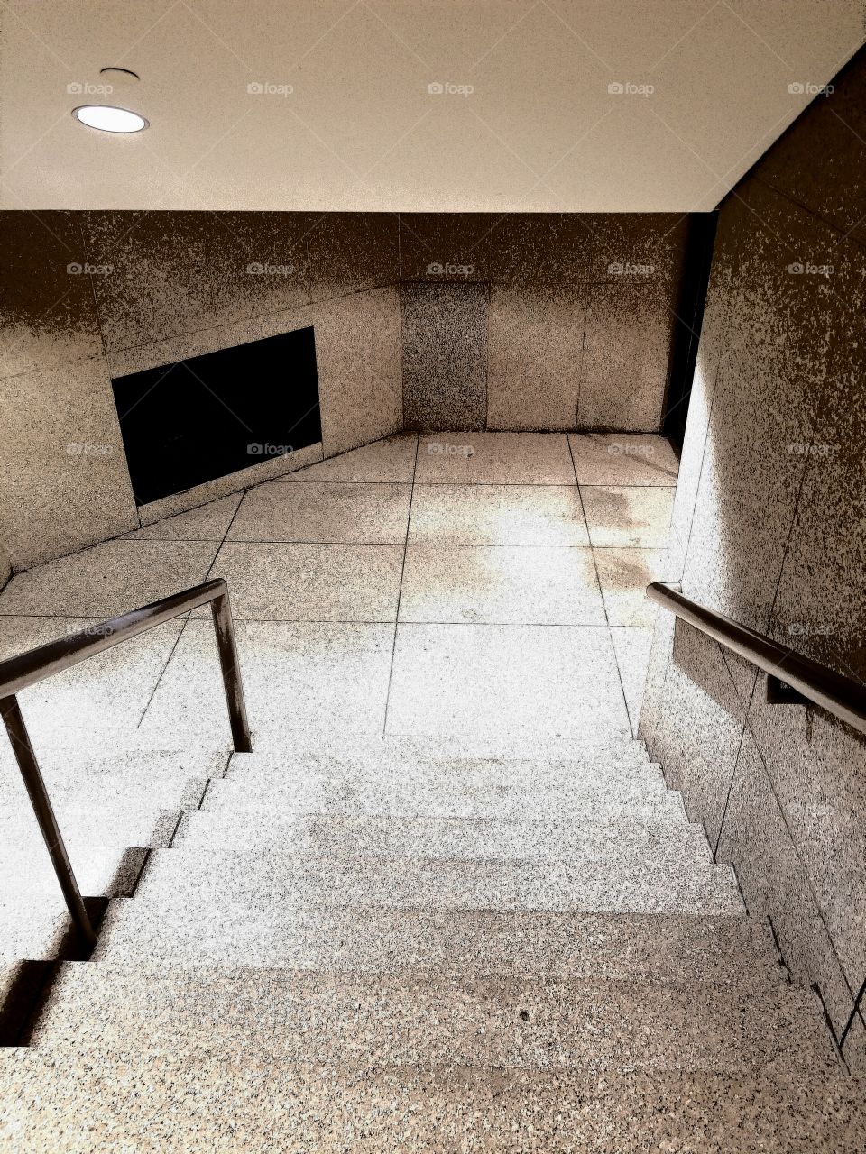 To the subway in Toronto