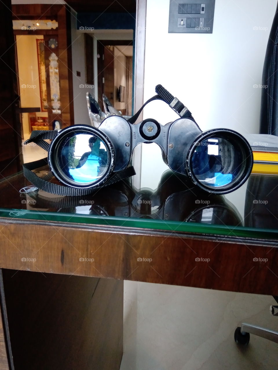 the jade black binocular