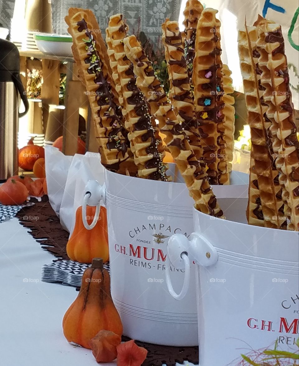 Fall Market Waffles