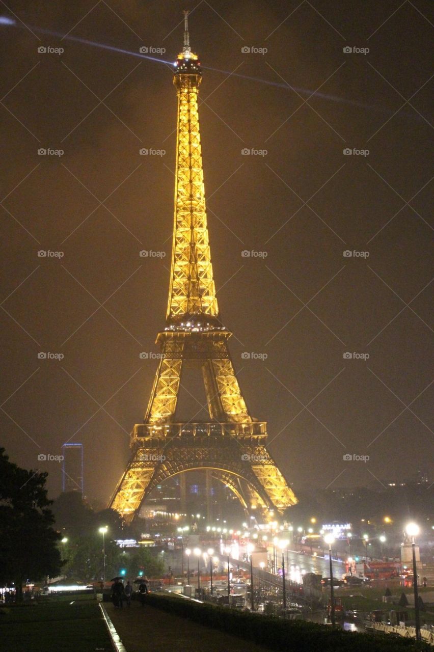 Eiffel Tower at night