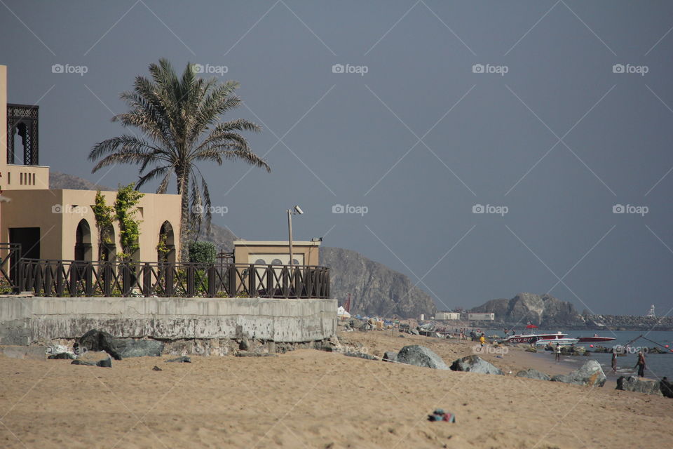 Fujairah beach, United Arab Emirates 
