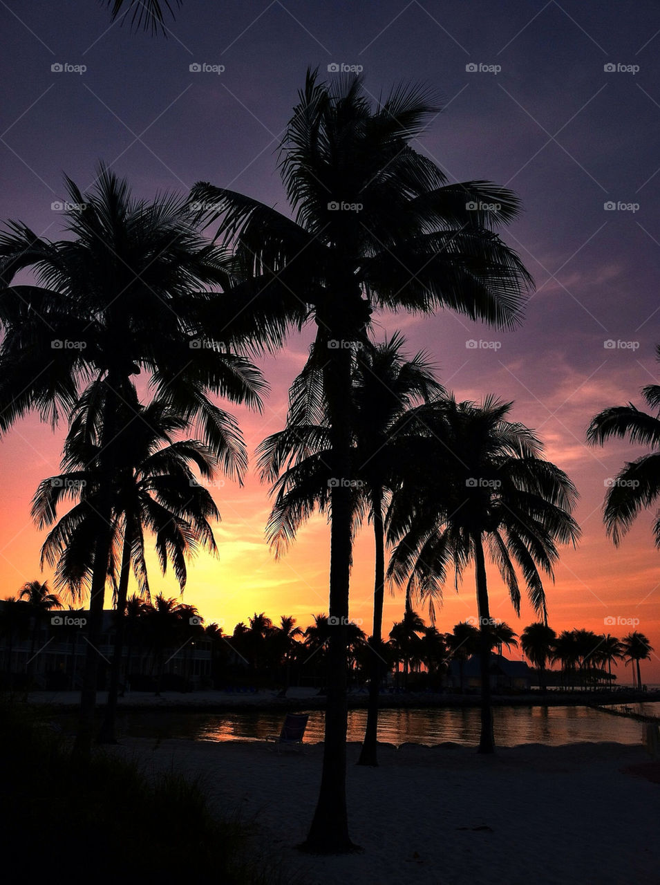 beach sky colors sunset by creative_bacon