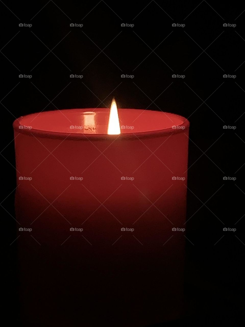 Midnight candle light, on iPhone camera. 