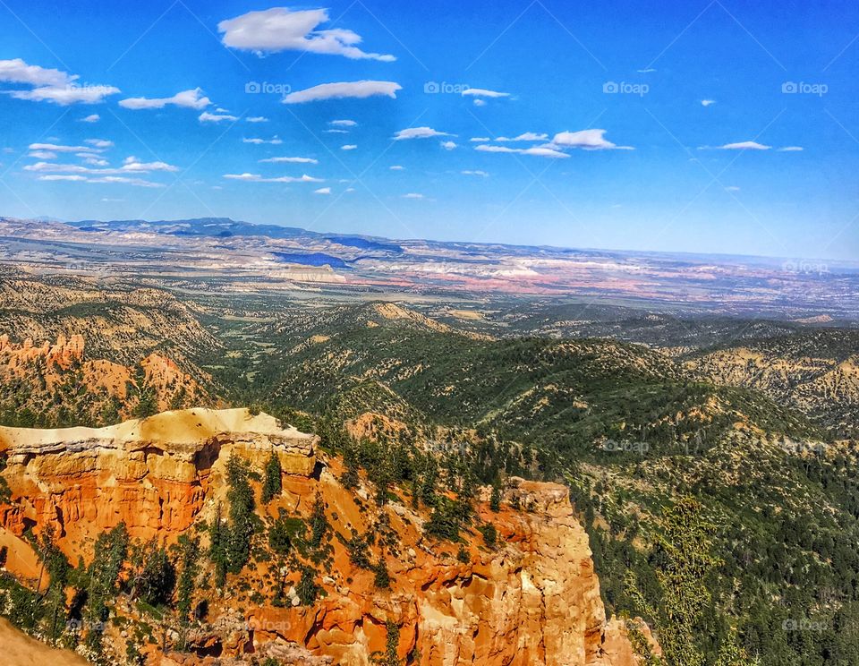 View of View of canyon in Utah, Usa