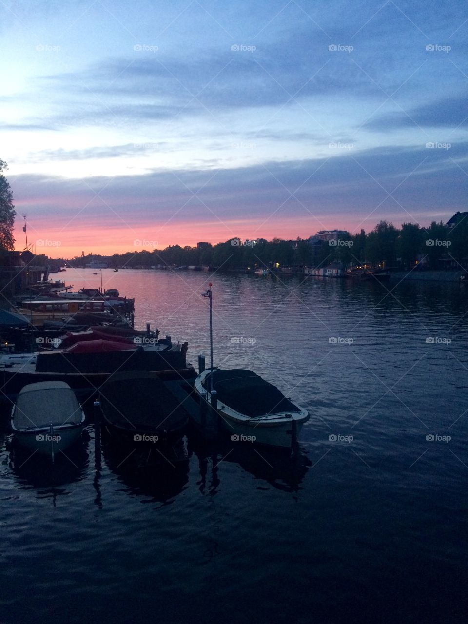 View from Amsterdam canals