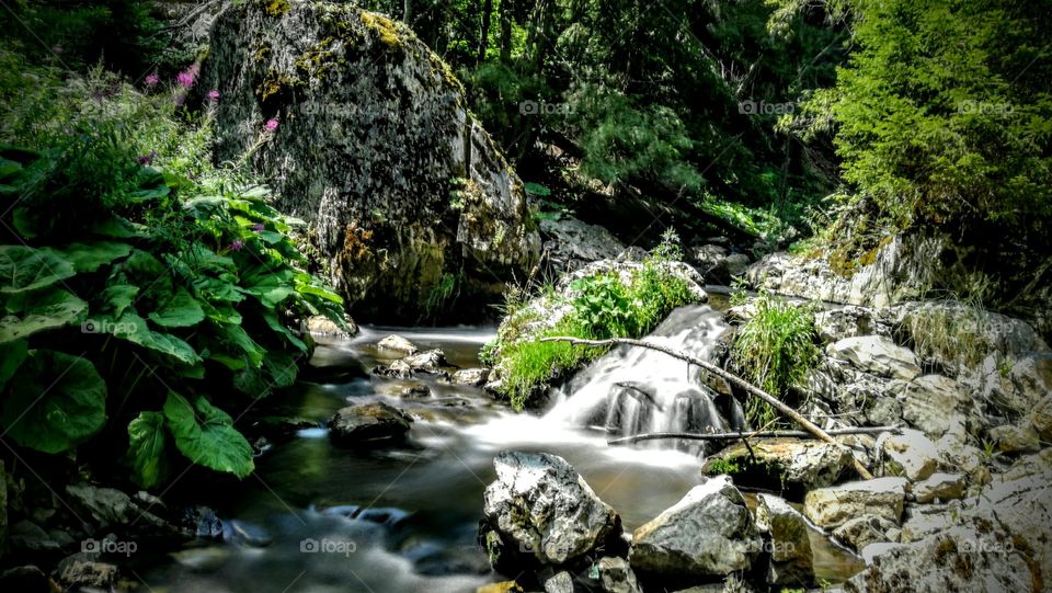 waterfall Bulgaria and nature