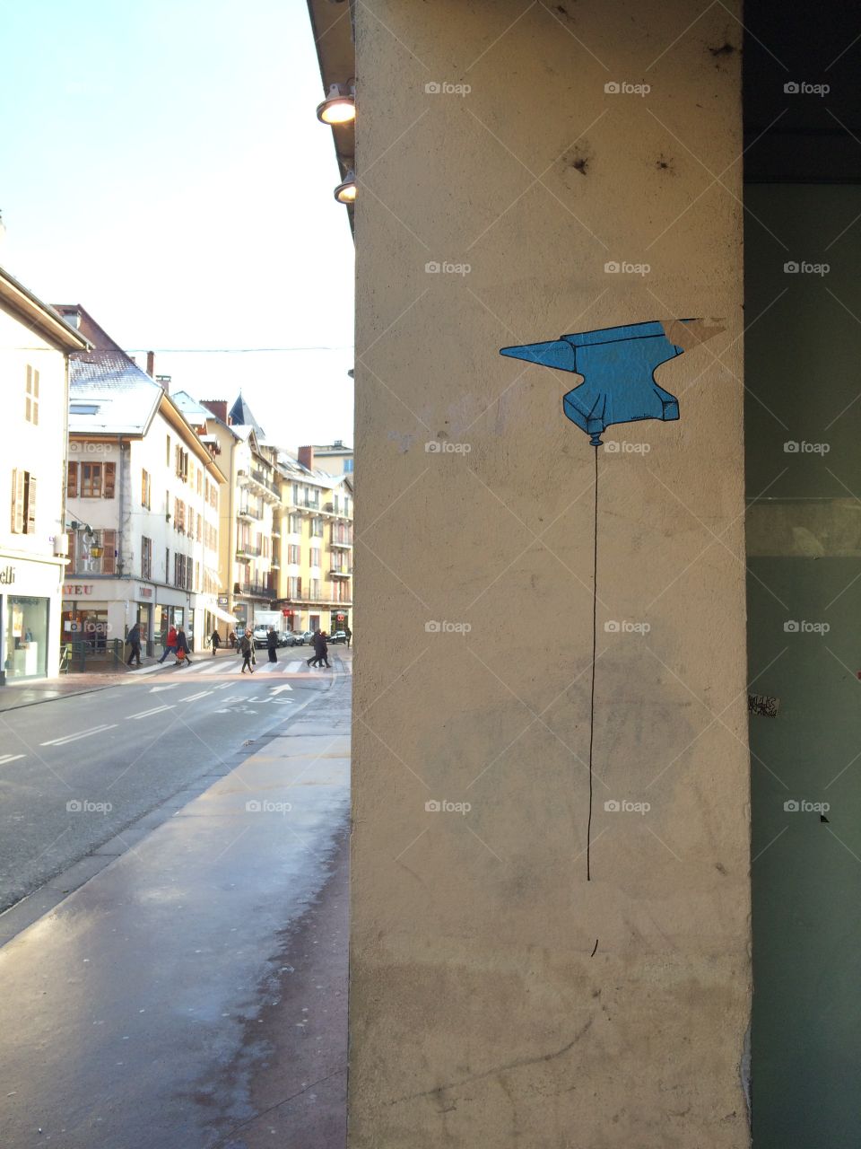 Street Art in Annecy, France.