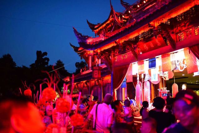 Temple in Red