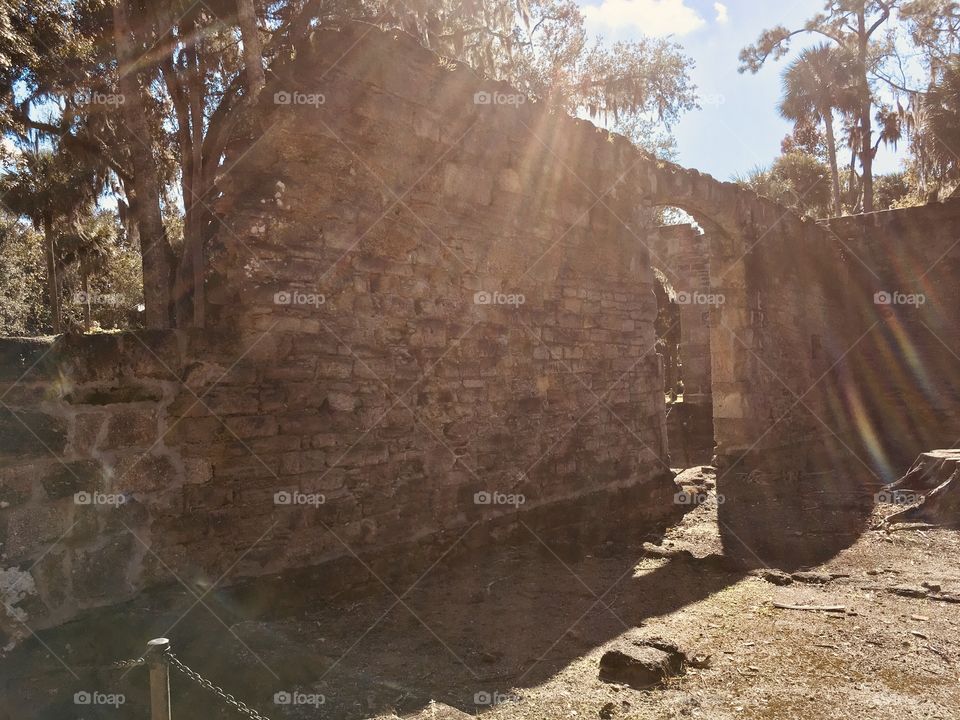 Cruger-dePeyster Sugar Mill Ruins in Florida 