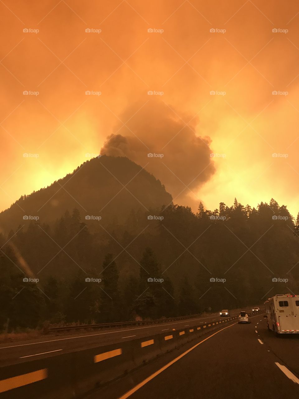 Cascade Locks Fire and Eagle Creek Fire