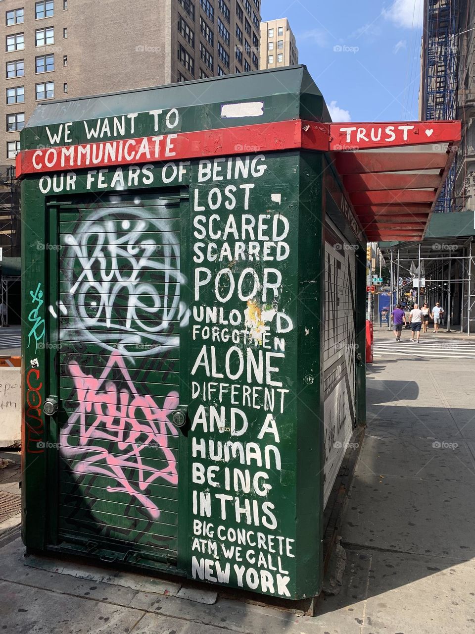 We want to communicate 