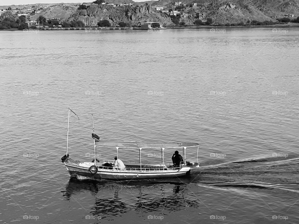 Trip at the River Nile in Aswan city, Egypt