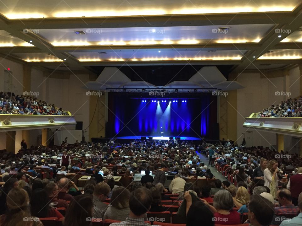 Auditorium Stage at the Thomas Wolfe Theater 