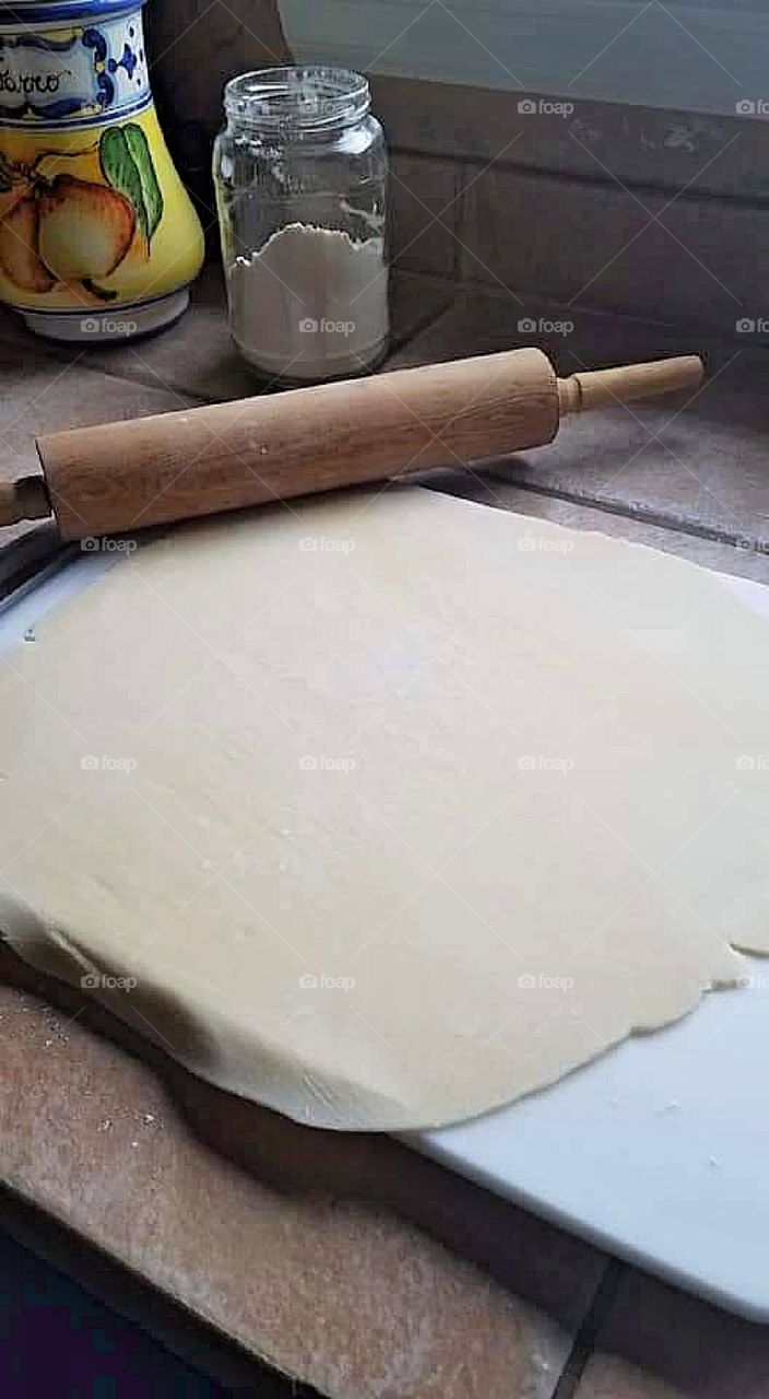 Making a pie crust