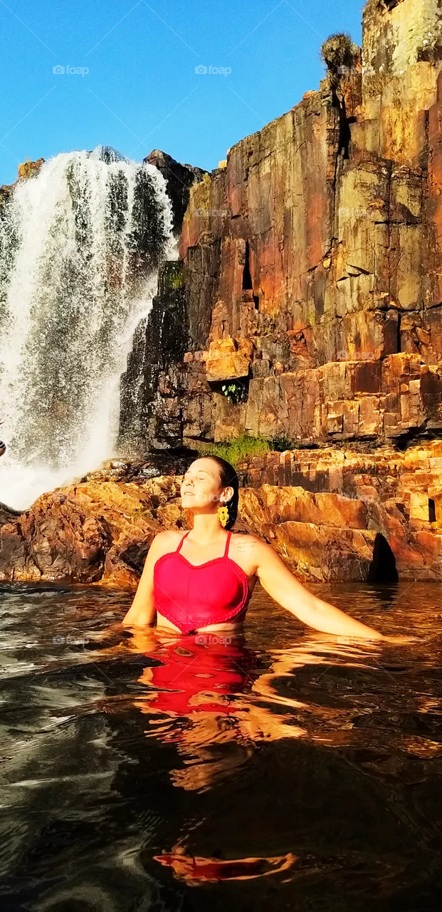 girl Waterfall