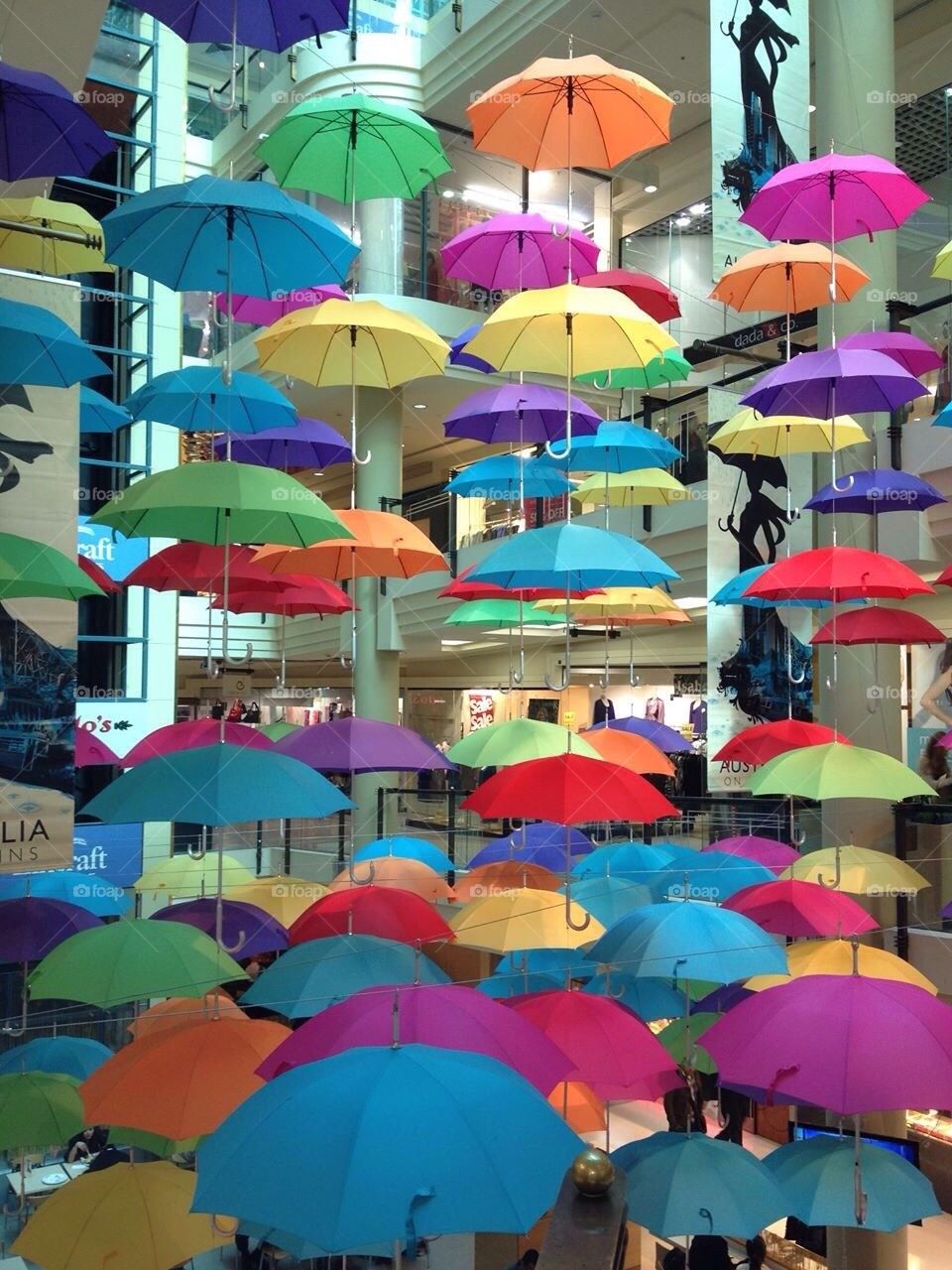 Spring umbrellas 