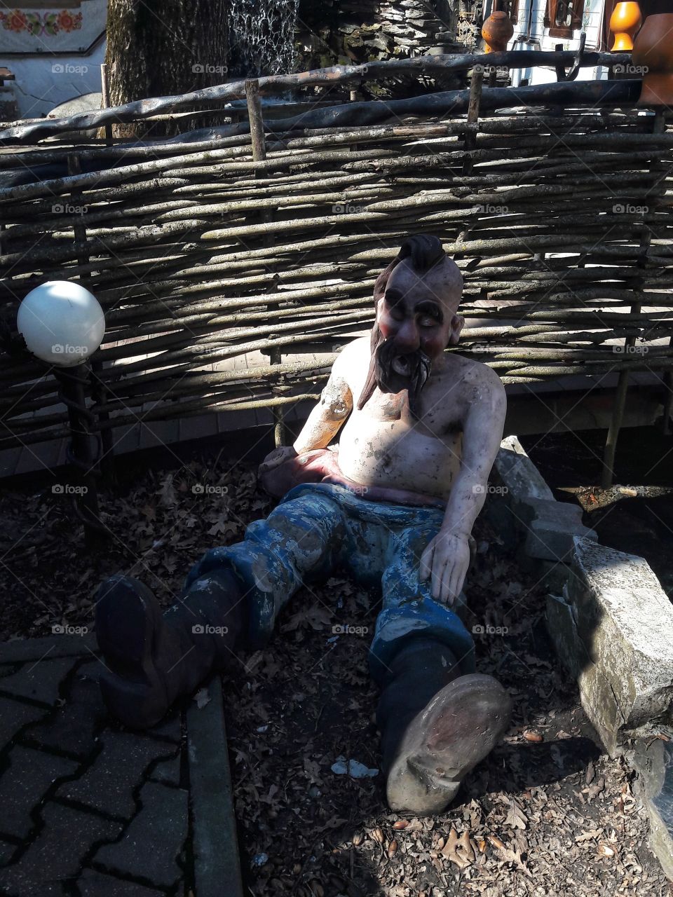 nature outdoor view spring summer statue