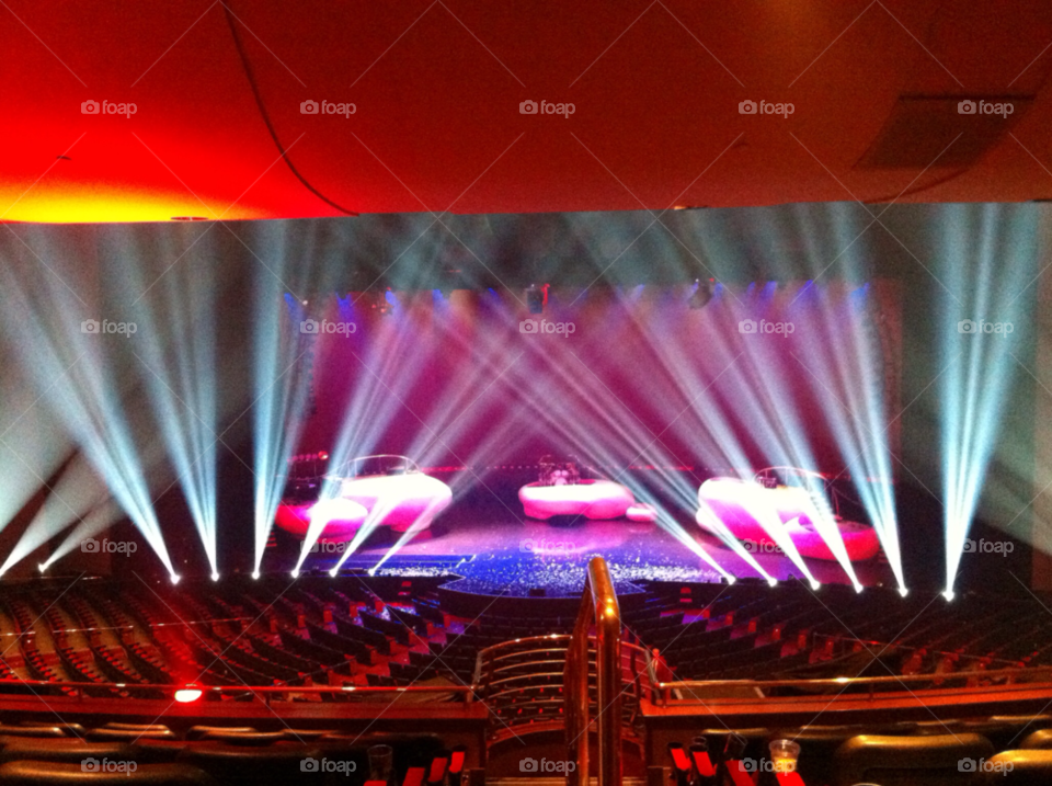 las vegas lights show stage by mmcook