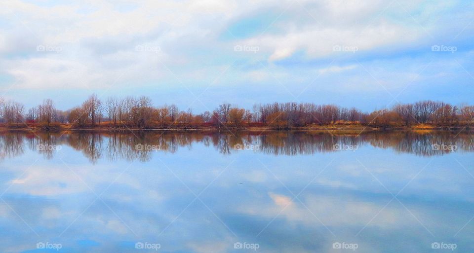 St Lawrence river Reflection