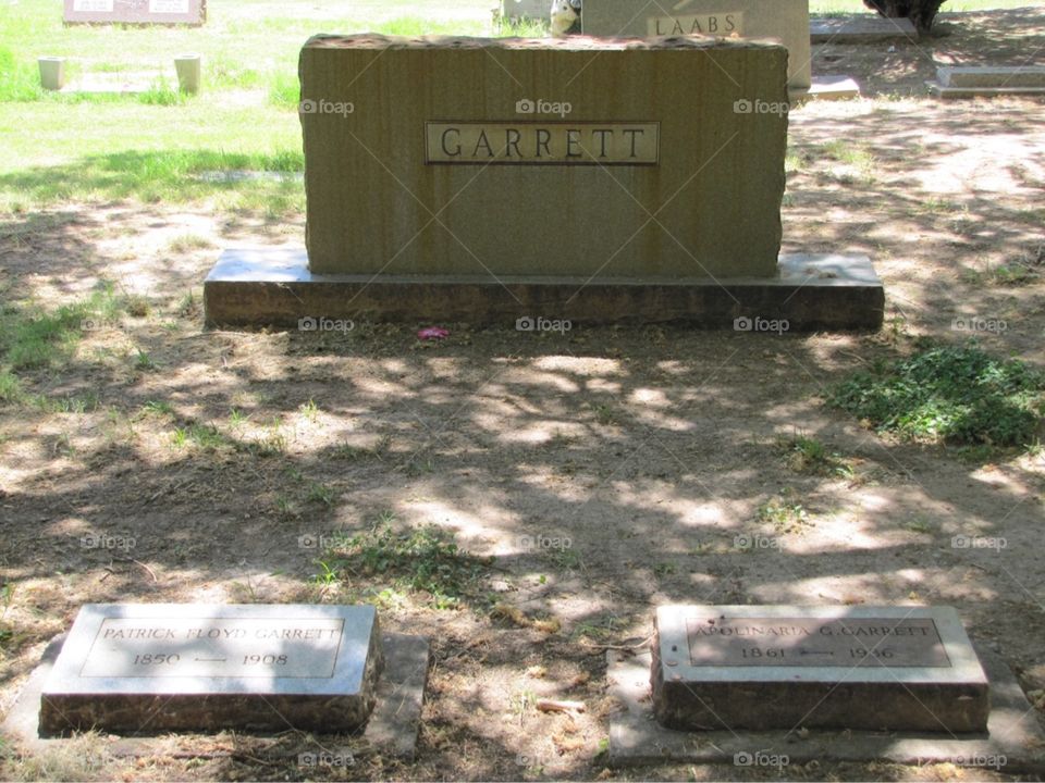 Pat Garrett tombstone