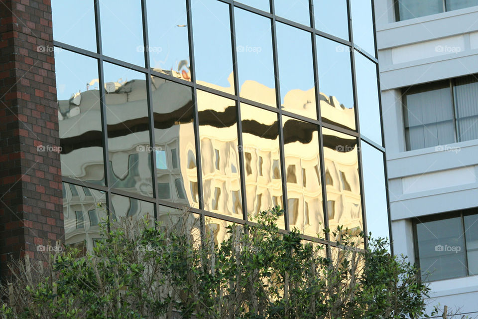 city blue background pattern by hlehnerer