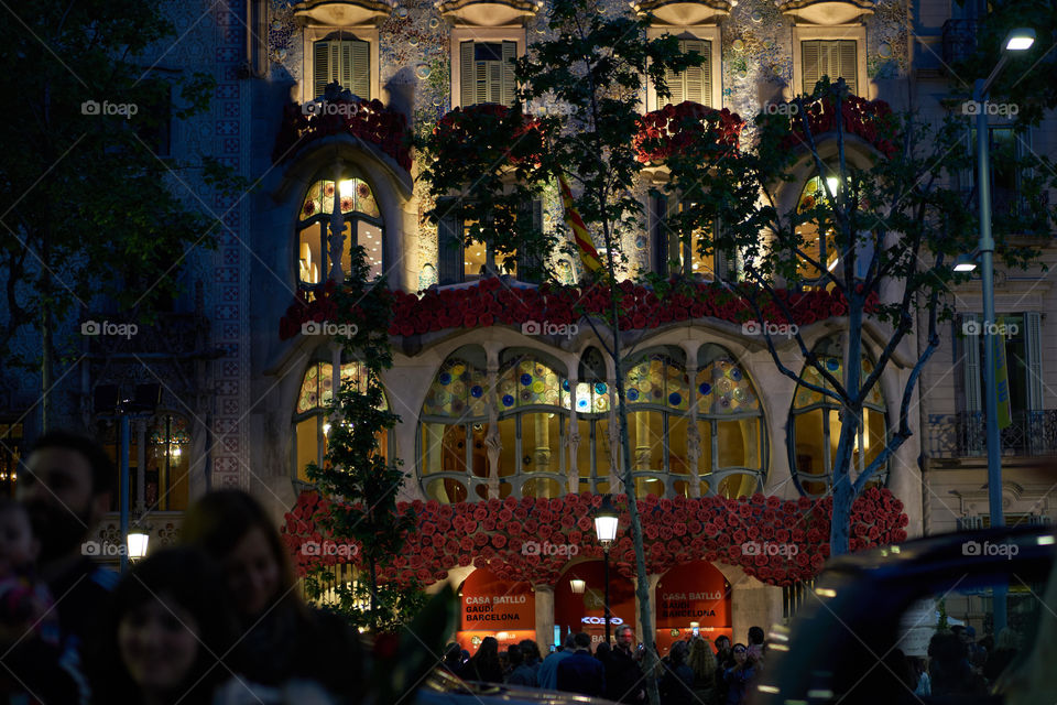 Casa Batllo. Sant Jordi's decoration